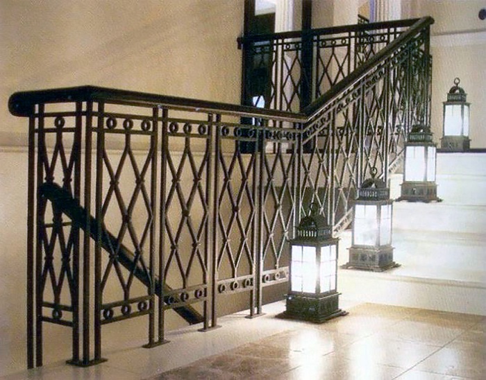 Кованые перила в стиле Рококо стиле
