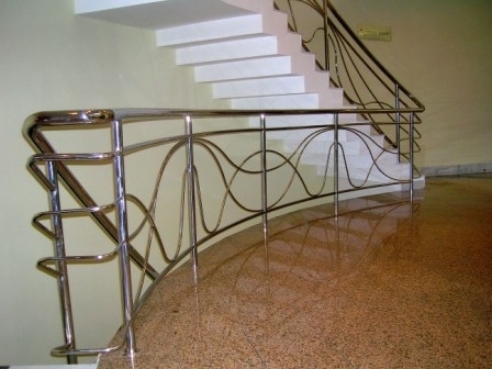 Перила из нержавеющей стали ажурные