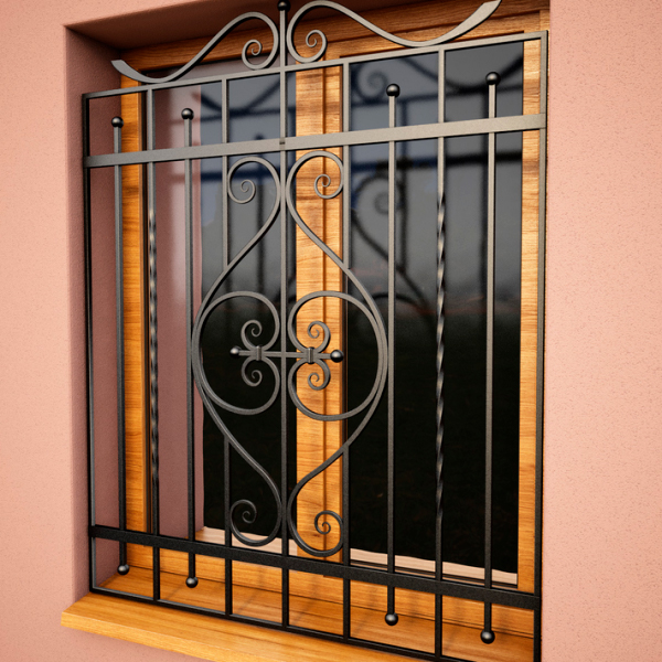 Кованые решетки на окна в Одессе. Цена с установкой